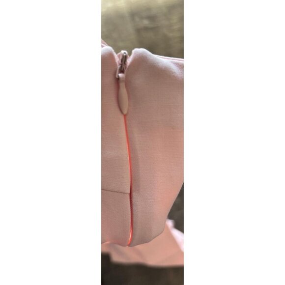 NWT ZARA Womens Strapless Pink Satin Wide Leg Jumpsuit Bloggers Favorite Size l - Picture 8 of 14